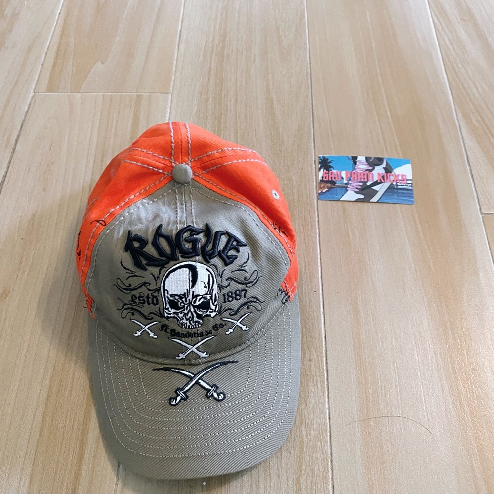 Rogue Skull Orange Cap OS